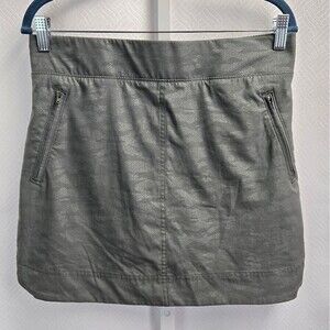 Orvis Elastic Waist Skort Sz S Army Green